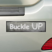 Bumpersticker vastklemmen (Op auto)