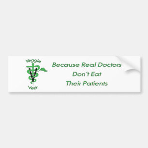 Bumpersticker Veggie Vets