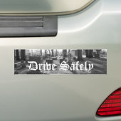 Bumpersticker - Veilig rijden (Op auto)
