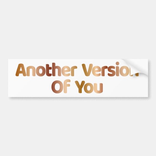 Bumpersticker verbinden (Voorkant)