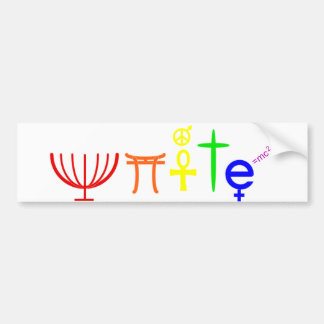 Bumpersticker verenigen