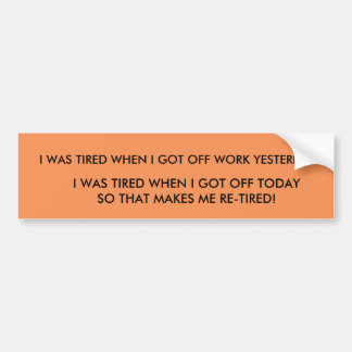 Bumpersticker VERKEERD!