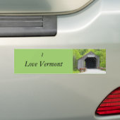 Bumpersticker, Vermont Covered Bridge Bumpersticker (Op auto)