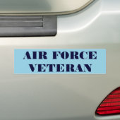 Bumpersticker Veteraan (Op auto)