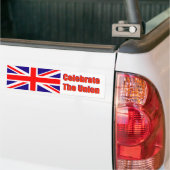 Bumpersticker vier de Unie (Op Truck)