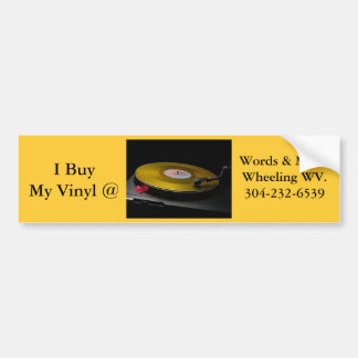 bumpersticker vinyllp hap wv