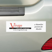 Bumpersticker-Virago logo Bumpersticker (Op auto)