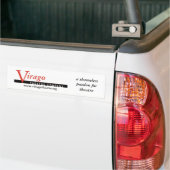 Bumpersticker-Virago logo Bumpersticker (Op Truck)