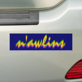 Bumpersticker Visual NOLA New Orleans n'awlins (Op auto)