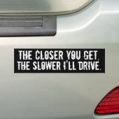 bumpersticker voor anti-klepinrichting (Op auto)