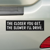 bumpersticker voor anti-klepinrichting (Op auto)