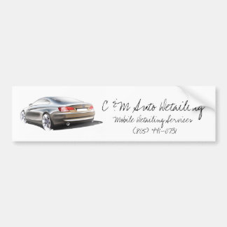 Bumpersticker voor automatische gegevens van C en 
