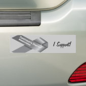 Bumpersticker voor bewustwording van de ziekte van (Op auto)