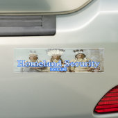 Bumpersticker voor binnenlandse veiligheid (Op auto)