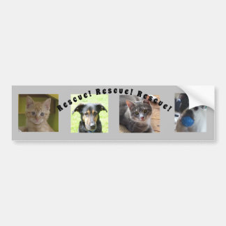 Bumpersticker voor dierenredding