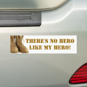 bumpersticker voor gevechtslaarzen (Op auto)