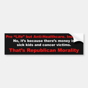 Bumpersticker voor gezondheidszorg