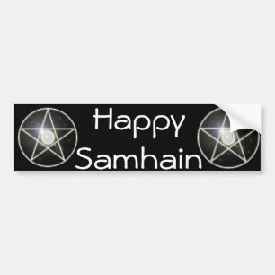 Bumpersticker voor gloeiend pentagram 1