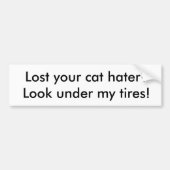 Bumpersticker voor kattenverwarming (Voorkant)