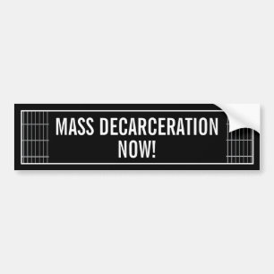 Bumpersticker voor massale decarcering