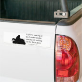 Bumpersticker voor motorrijtuigenbewustzijn (Op Truck)