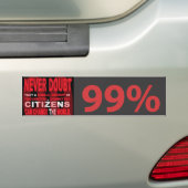 Bumpersticker voor OWS-support (Op auto)