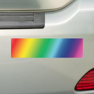 Bumpersticker voor regenboogkleuren