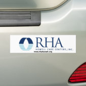 Bumpersticker voor RHA-zorgcentra (Op auto)