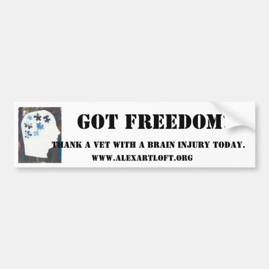 Bumpersticker voor Vets (Voorkant)