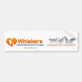 bumpersticker voor whiskers