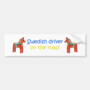 Bumpersticker voor Zweden.