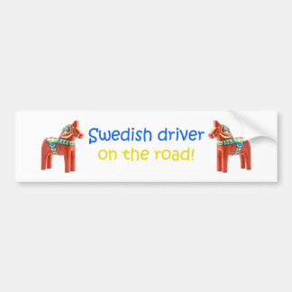 Bumpersticker voor Zweden.