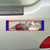 Bumpersticker waar grootte van belang is! (Op auto)