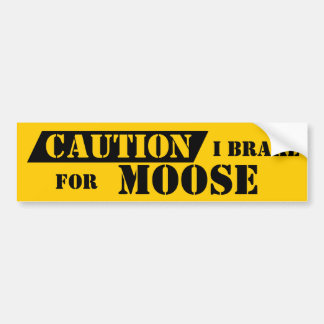 Bumpersticker Waarschuwing Kleuren Ik Rem Voor Ela