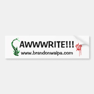 Bumpersticker - WEBSITE - SCHRIJVEN!!!