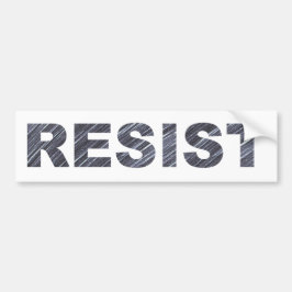 Bumpersticker weerstaan | Anti-trump-beweging