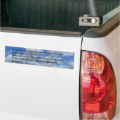 Bumpersticker wolken (Op Truck)