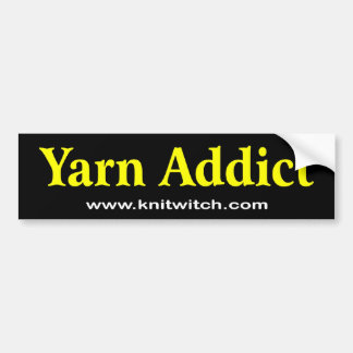 Bumpersticker - Yarn Addict