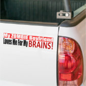 Bumpersticker Zombie Boyvriend (Op Truck)