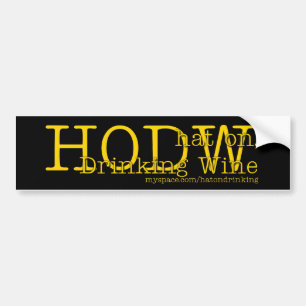 Bumpersticker zonder titel