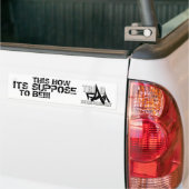 Bumpersticker zonder titel (Op Truck)