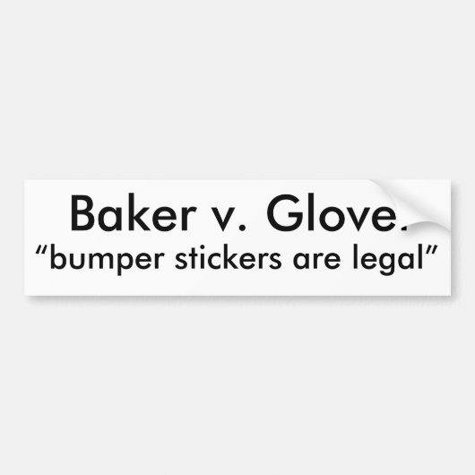 Bumperstickers (Voorkant)