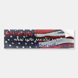 Bumperstickers: Ben je al wakker? Bumpersticker