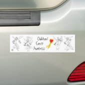 Bumperstickers, Heaven Worriors Bumpersticker (Op auto)