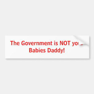 Bumperstickers tegen de regering