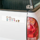 Bumperstickers voor gezinsstatistieken (Op Truck)