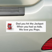 Bumperstickers voor papa (Op auto)