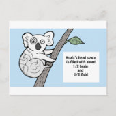Bumpy Brains Koala Briefkaart (Voorkant)