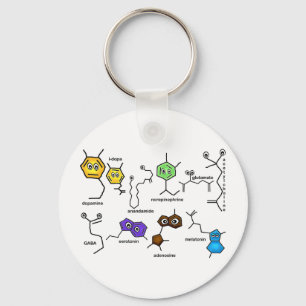 Bumpy Neurotransmitters Sleutelhanger