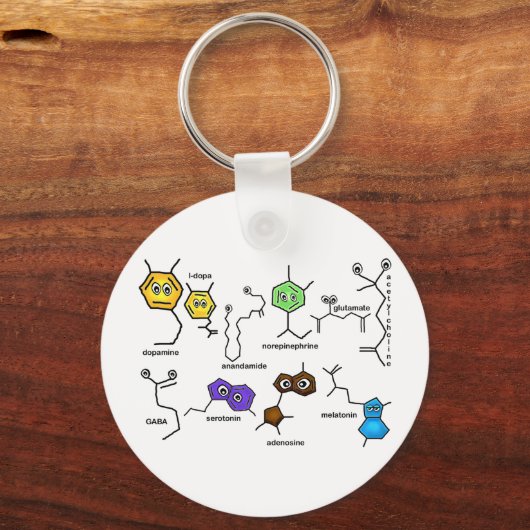 Bumpy Neurotransmitters Sleutelhanger (Voorkant)